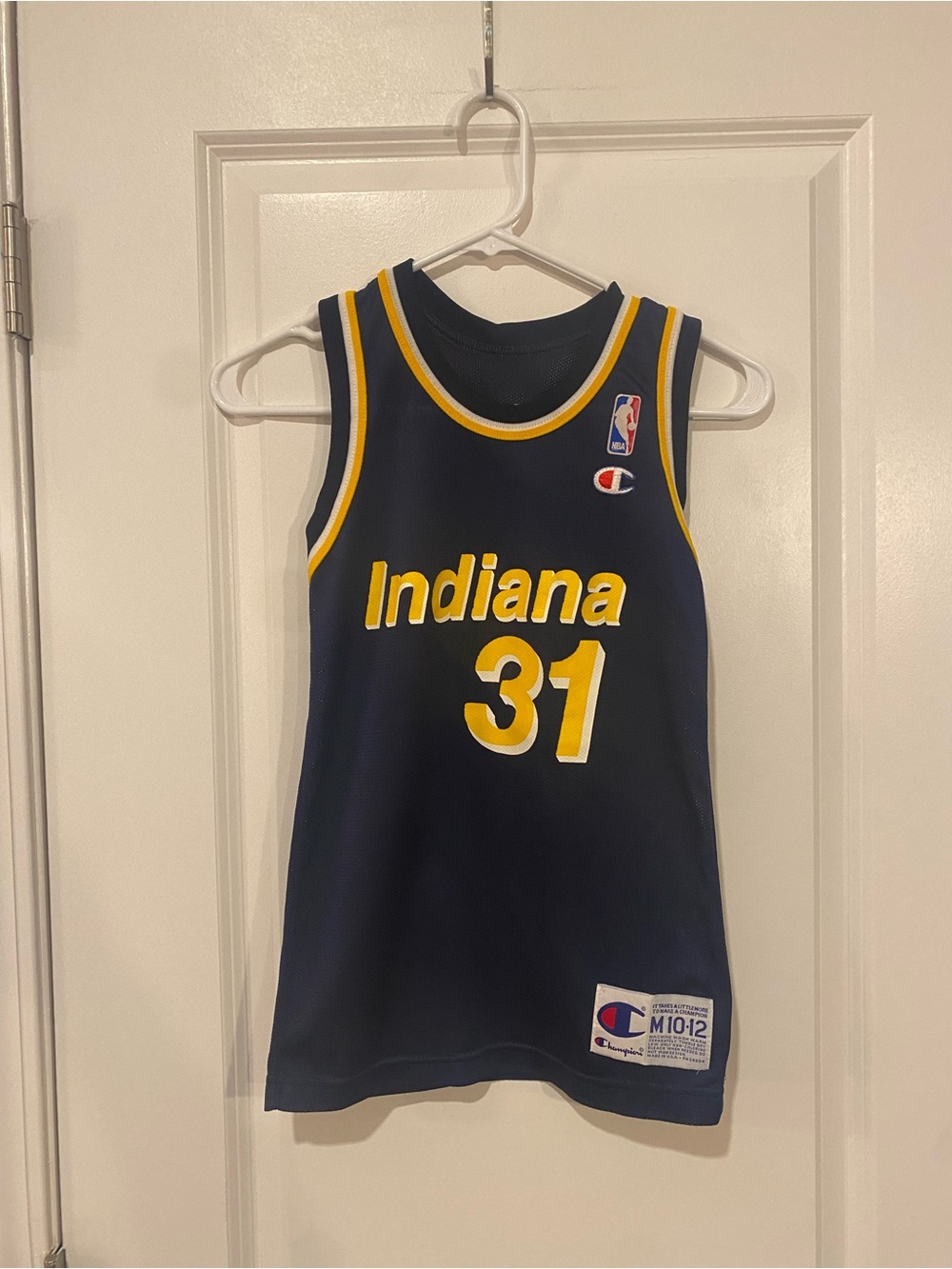 Champion Indiana Pacers Reggie Miller #31
